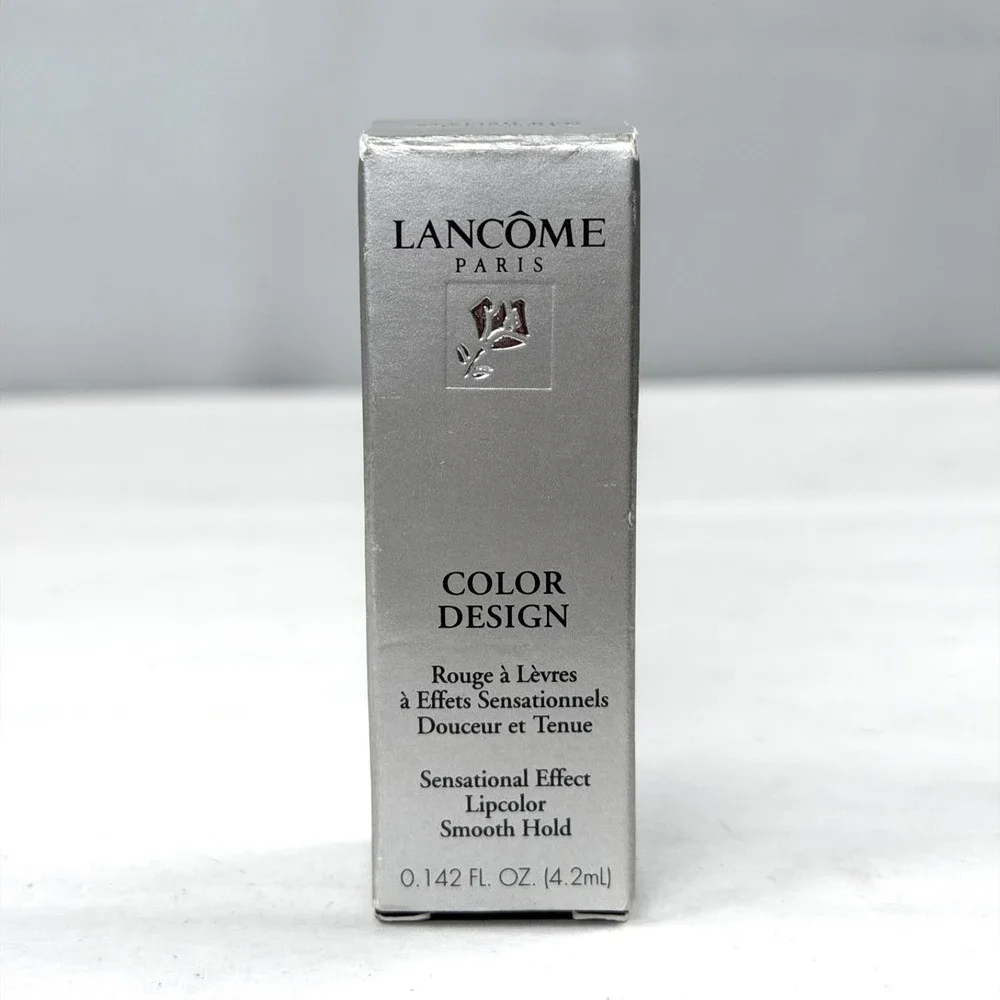 RARE Lancome L'Absolu Rouge Advanced Hydrating Lipstick / Stylish Red / Shimmer